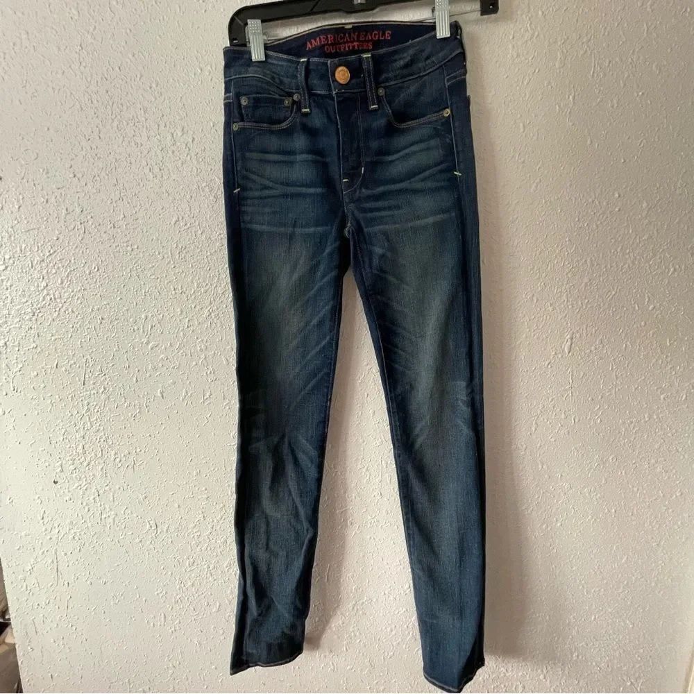 American Eagle Outfitters Regular Fit High Rise Skinny Jeans Size 0